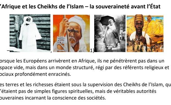 Livre blanc de Cheilkh Oumar Sall