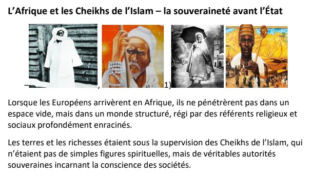 Livre blanc de Cheilkh Oumar Sall